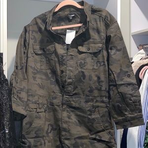 Fashionnova camo jumpsuit